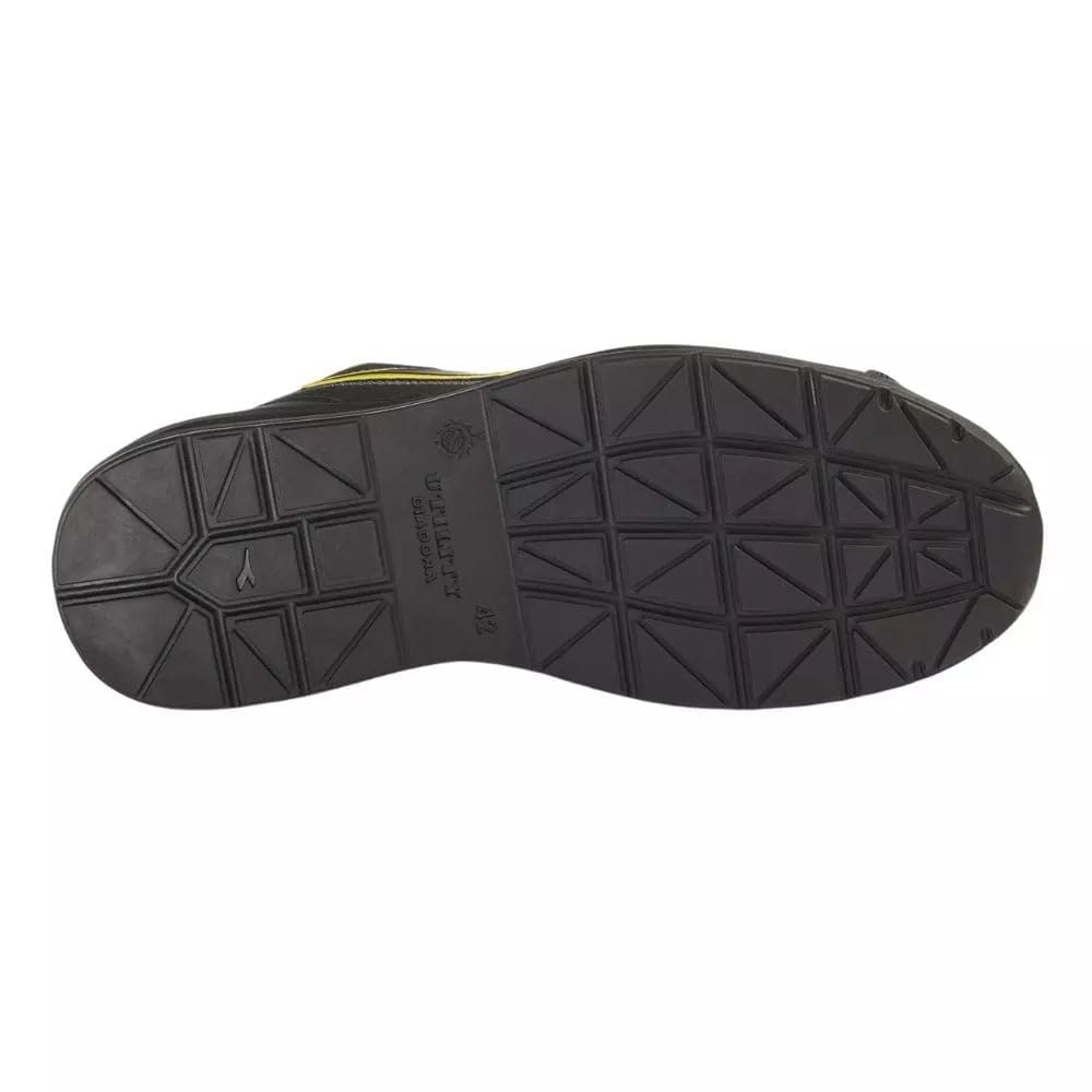 Diadora Run Net Airbox Master Low S3 SRC ESD, Scarpe da Ginnastica Unisex-Adulto, Nero, 43 EU