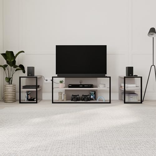 HOCUS PICUS TV-Einheit Set für Fernseher bis zu 109,2 cm mit 2...