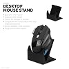 BRAINWAVZ Desktop PC Mouse Stand Holder for Gaming & Office Mice Like Logitech, Razer, Corsair & More - Organize Space and Keep it Clutter-Free! (DM03)