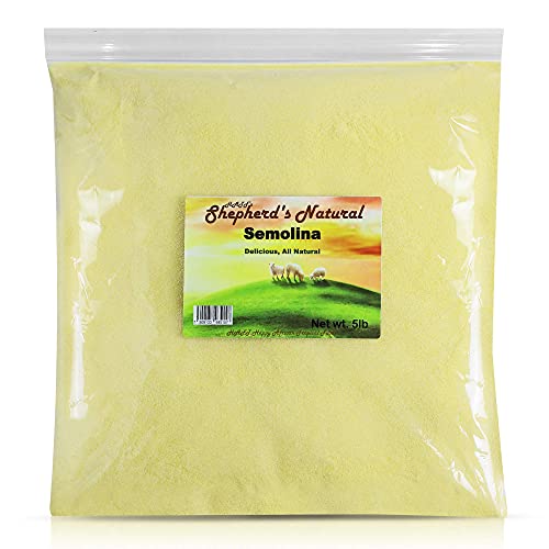 Semolina Flour 5 Lbs. + 1 Lb. Bonus By Shepherd's Natural #TOP1