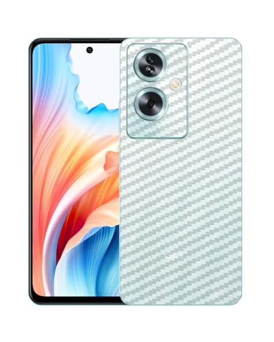 Image of Compatible with Oppo A79 5G Back Skin Sticker /Vinyl wrap /Protective Film Mobile Skin Carbon Fiber Transparent by Candeal Mizhan (only Back)
