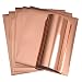 Rose Gold HTV Stretchable Metallic Foil Heat Transfer Vinyl for Apparel T-Shirt 12" X 9.8" (Pack of 6)