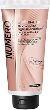 Brelil Numero Illuminating Shampoo with Precious Oils for bright, shiny Hair 10.1 fl.oz.