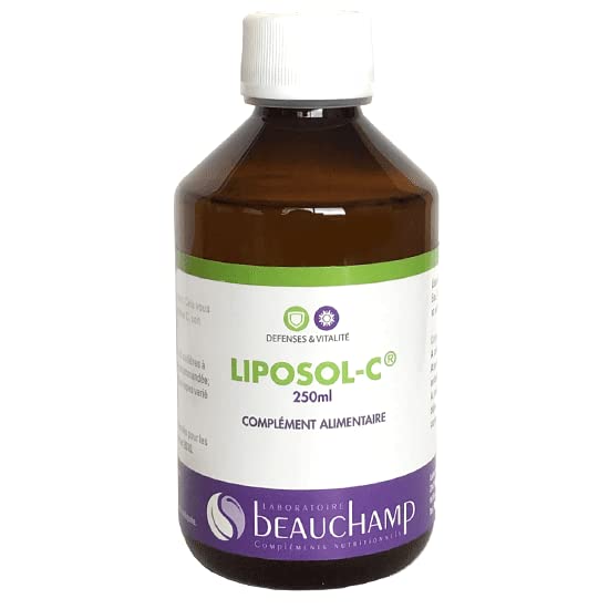 Laboratoire Beauchamp - Liposol - Complemento alimentario - Rico en vitamina C - Mantenimiento de las defensas naturales - 250 ml - Diseñado en Francia