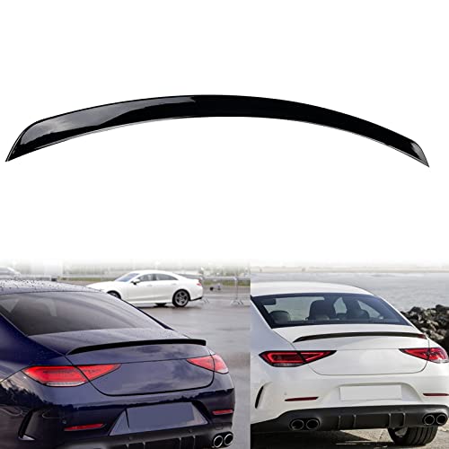 Becquet de coffre pour Benz CLS C257 2018+ noir brillant
