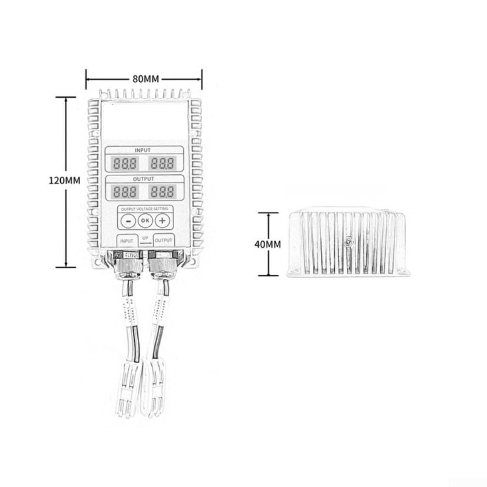 Regolatore di carica solare regolabile 24-85V MPPT con raffreddamento naturale per ambienti difficili (EL-MU200SP)