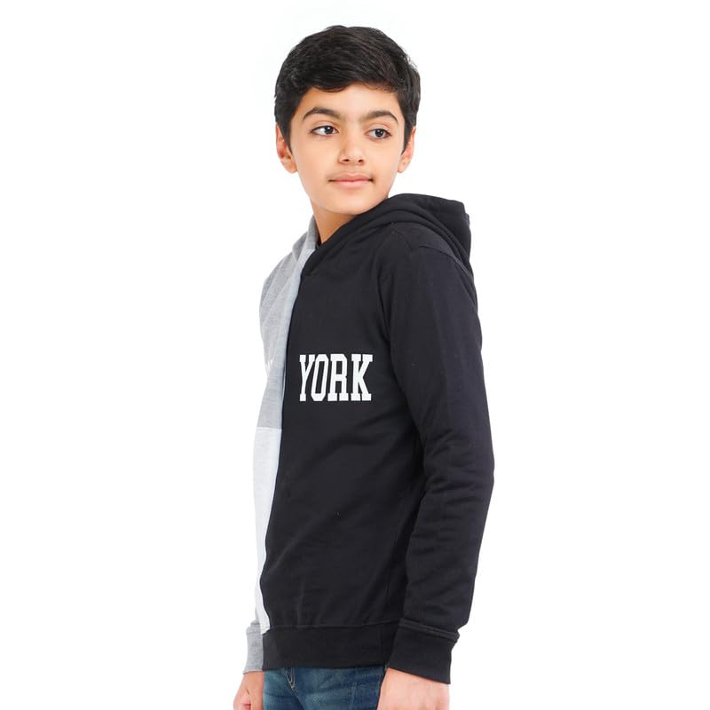 Image of Real Basics Boys Cotton Hooded Sweatshirt(Pack of 1)