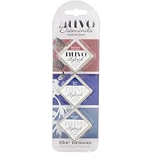 Tonic Studios Nuvo Diamond Hybrid Ink Pads 3/Pkg-Blue Blossom