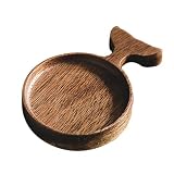 HEMOTON Plato de Madera y Portátil, Adecuado para Salsas para Mojar en Forma de Pez para Salsa y Condimentos en Cocina Japonesa y Coreana