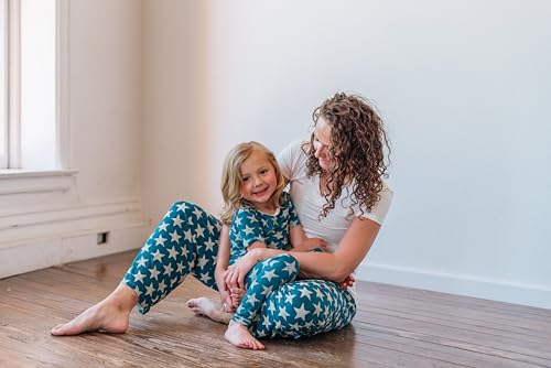 KicKee - Celebrate The 4th - Ultra Soft, Short Sleeve Top & Long Pants Pajama Set – Stars or Stripes Sleepwear for Kids4