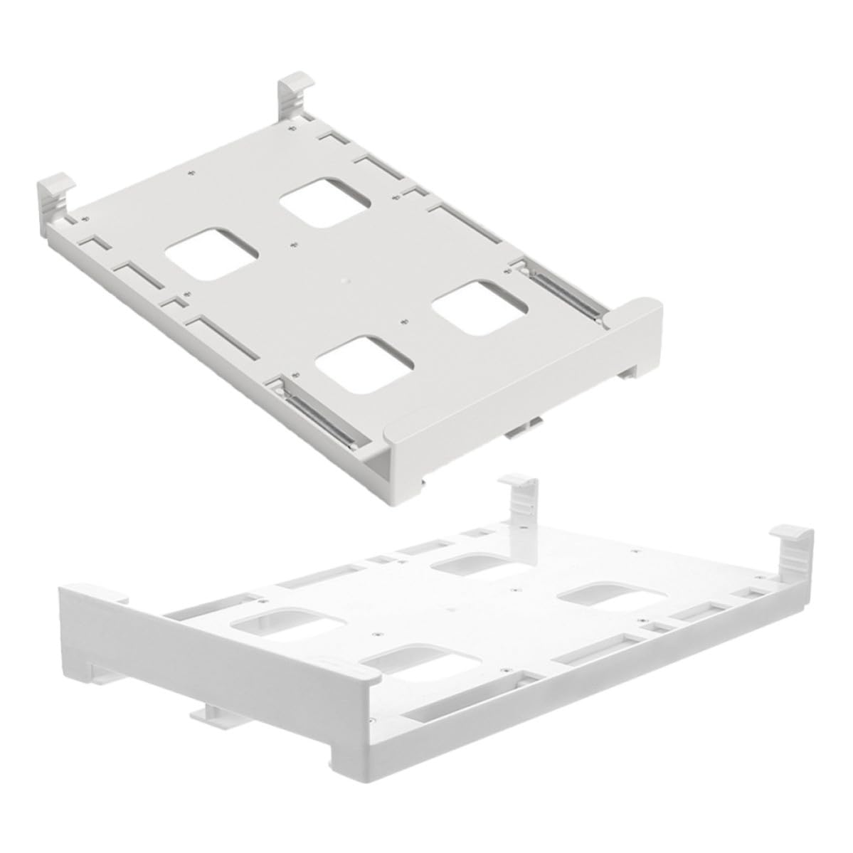 Organisateur frigo suspendu double rangée en plastique HIPS pour canettes de boisson