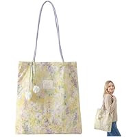 RhiVrillion Tote Bag Mujer con Estampado Floral y Colgante de