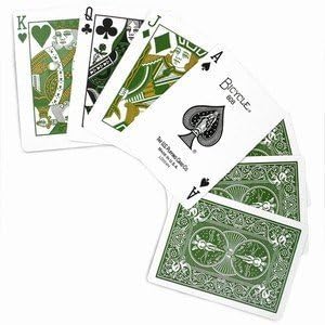 Bicycle Eco Edition Playing Cards Green (Single Deck) by Bicycle