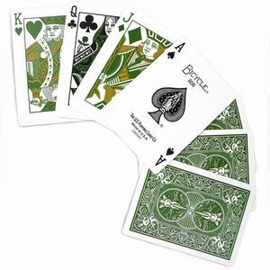 Amazon.com: Bicycle Eco Edition Playing Cards Green (Single