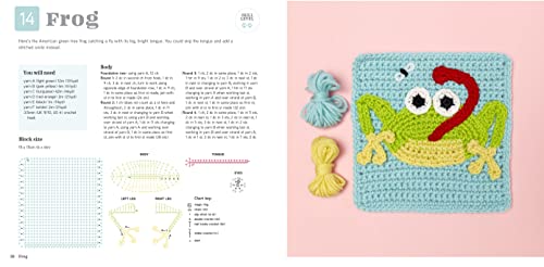 Animal Granny Squares: 40 Cute Crochet Blocks to Make Into Decorations, Homewares, Blankets and More