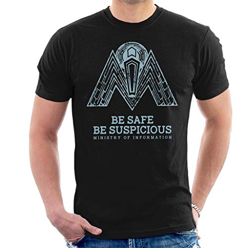 Image of Ministry of Information Logo Men's T-Shirt Black
