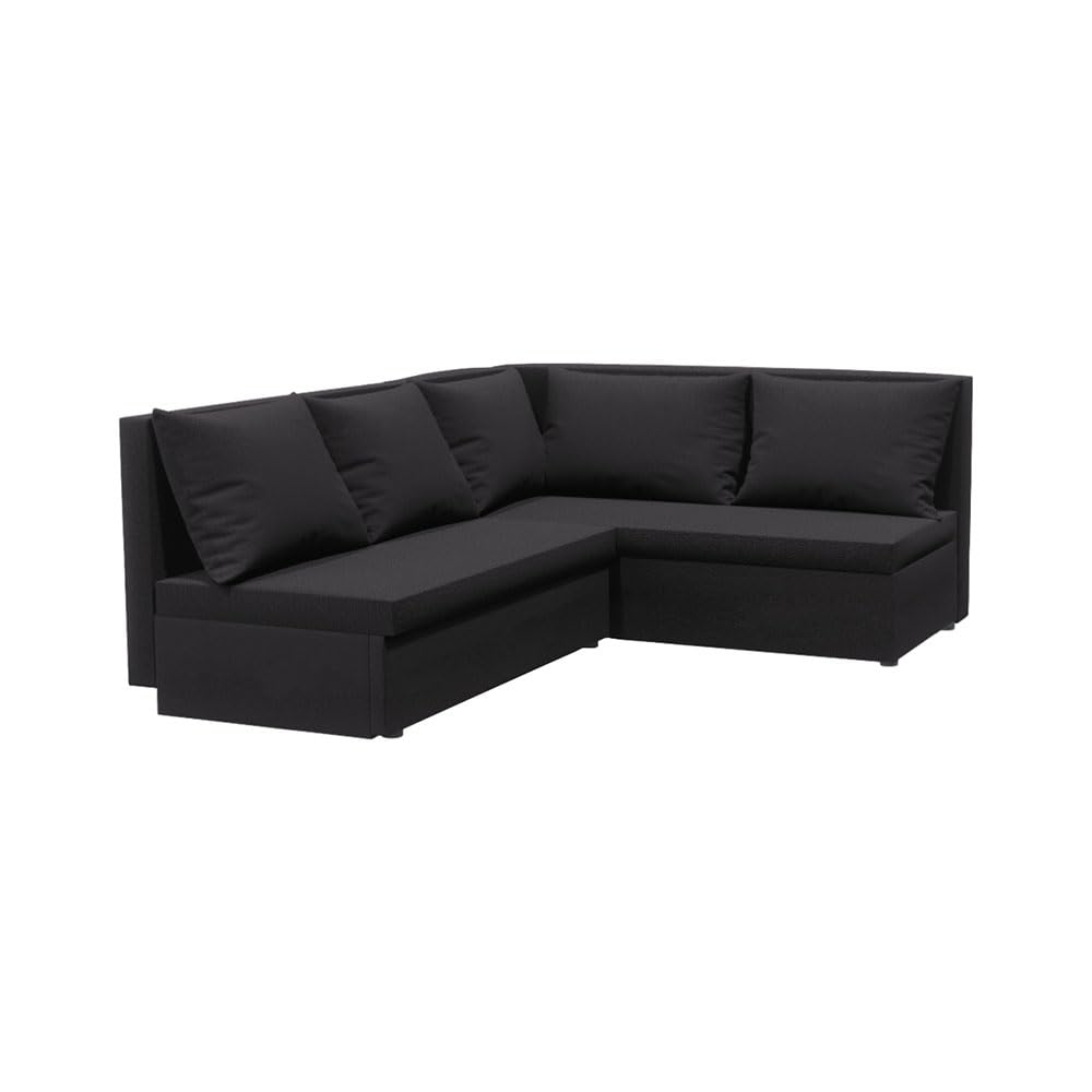 Hugo L Ecksofa 206x165cm Graphit Wohnzimmer Couch Schlafsofa