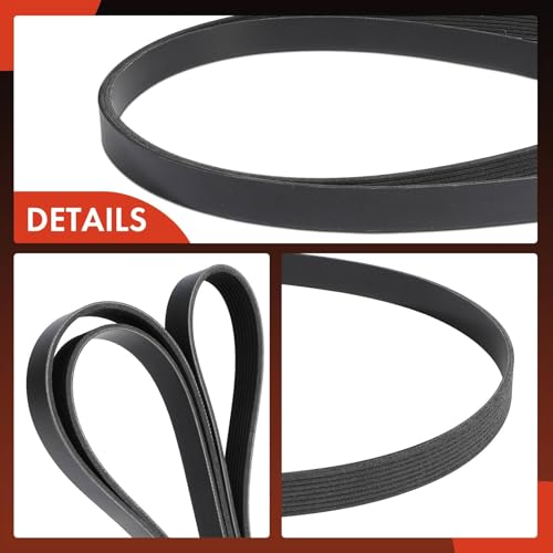 A-Premium 98.07 Inch Engine Serpentine Drive Belt Compatible with Ford Expedition 1997-2001 4.6L 5.4L & Lincoln Navigator 1998-2001 5.4L, Gas Only - Replace 84423385 by A-Premium - Image 8