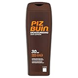 after- sun care natural remedies Resistente al agua Piz Buin - Protección Solar, Moisturising Loción Solar Hidratante SFP 30 - Protección alta Bote 200 ml