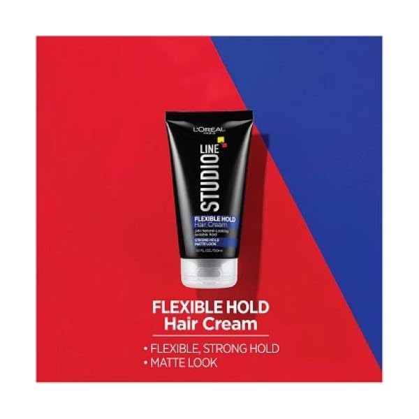 LOreal-Paris-Hair-Care-Studio-Line-Flexible-Strong-Hold-Cream-509-Fluid-Ounce L'Oreal Paris Hair Care Studio Line Flexible Strong Hold Cream, 5.09 Fluid Ounce
