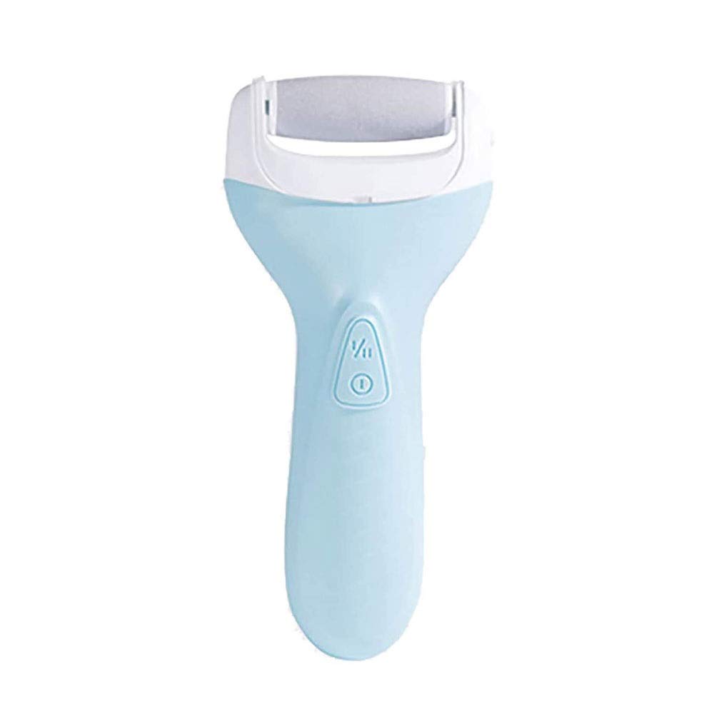 Removedor de callos de pie eléctrico, herramientas electrónicas de pie pedicure para hombres para hombres, 2 cabezas de molienda para muertos, piel seca agrietada, protección automática de la ind