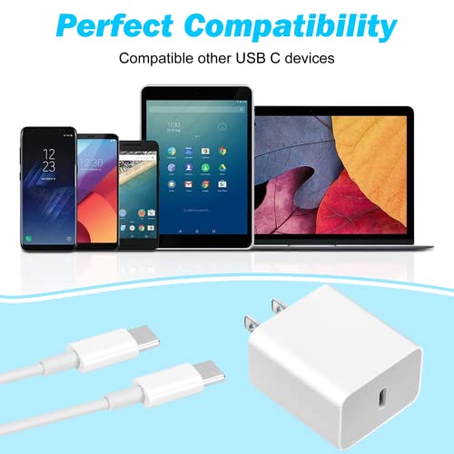 Usb-C Charging Rapidly Fast Usb C Fast Wall Charger For Huawei P20 Lite And Other Pixel Devices (18W 3A Pd Power Adapter + Extra Long 6.6 Foot Usb-C, C-C Cable) #TOP6