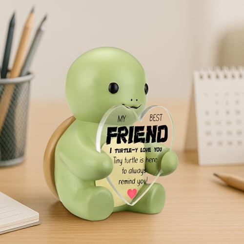 Figura Decorativa de Tortuga Mini con Corazón miniatura 3