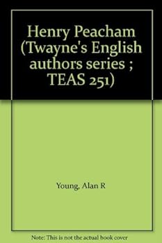 Hardcover Henry Peacham (Twayne's English authors series ; TEAS 251) Book