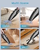 SERVOMASTER Handheld Vacuum Cleaner, Car Vacuum Cleaner Powerful with Rechargeable Battery, Portable Hand Held Vacuum Cordless with Washable HEPA Filter, Mini Vacuum Kit for Men and Women - Image 4
