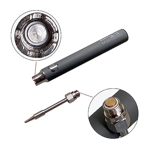 Lödning kit Trådlös Laddning Elektriskt Lödkolv Lödkolv, USB Snabbladdningslitiumbatteri, Bärbara Reparationssvetsverktyg (Color : Grey, Size : 8w)