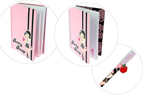 Betty Boop Journal A5 original et stylo à breloques : idée cadeau pour fan