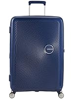 American Tourister Soundbox - Spinner L Erweiterbar Koffer, 77 cm, 97/110 L, Blau (Midnight Navy)
