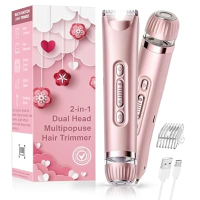 30% off: Bikini Trimmer for Women- LED Light Electric Razors for Women for for Face, Bikini, Body, …