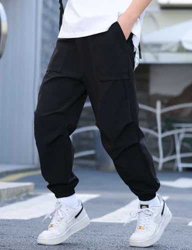 Boys Quick Dry Joggers Water Resistant Pants Lightweight Athletic Pants3
