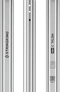 StringKing Men's Metal 3 Pro Attack Lacrosse Shaft 155 Grams (Silver)