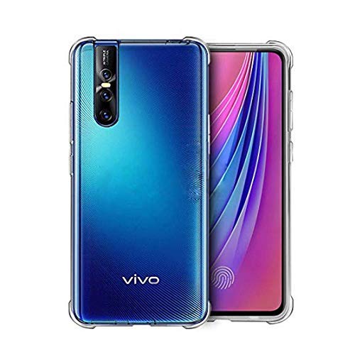 Helix Rubber Soft Bumper Transparent Silicon Shockproof Slim Back Cover Case for Vivo 1818 (B091D47HXD) Amazon Price History, Amazon Price Tracker