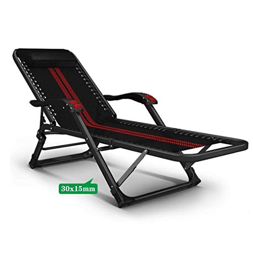 Zero Gravity Lounge Chair, Heavy Duty Chaise Lounge Chair Outdoor Zero Folding, Foldable Tanning Reclining Chairs Recliner Heavy Duty For Patio Pool Deck Balcony Beach Lawn Furniture, Red Lounge Chair #TOP13