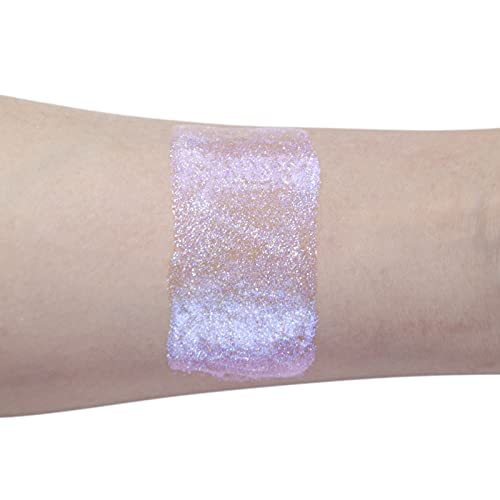 Onlybetter Liquid Glitter Eyeshadow, Long Lasting, Quick-Drying, Shimmer Waterproof Liquid Eye Shadow, Creates High-Impact Liquid Eye Glitter - Pink Purple Metallic Eyeshadow #TOP1