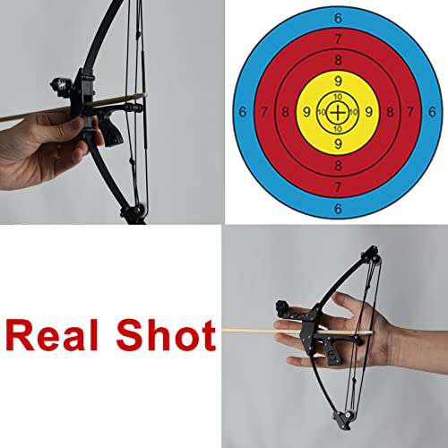 Jtxcdfhmj Mini Bow Set As An Archery Compound Bow Set Known As Compound Triangle Bow Catapult For Hunting Shooting Practice Recreational Tool #TOP5