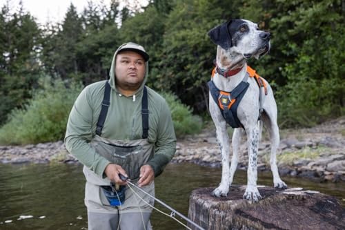 RUFFWEAR Bürstenschutz Hund Brustschutz & Hebeunterstützung für Hunde, Hunde-Brustgeschirr hinzufügen On, Hunde-Rucksack-Tragetasche Stabilisator für kleine Hunde, Basalt Grey, Large/X-Large