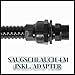 Original Einhell Saugschlauch 4 m (Pumpen-Zubehör, für Einhell Pumpen, Hauswasserwerke & -automaten, Länge 4 m, Ø 25 mm, inkl. Adapter, Doppelnippel, Rückschlagventil)