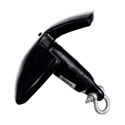Seachoice River Anchor, Black Vinyl Coated Cast Iron, 20 Lbs.