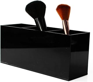 FUOYLOO Three-compartment Makeup Brush Holder...