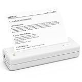 HPRT Wireless Portable Printers - Portable Printers Wireless for Travel, Mobile Office, School, Home - Bluetooth Wireless Printer Compatible with iOS Android