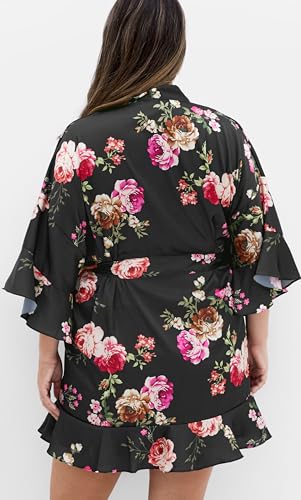 City Chic Women's Plus Size Kimono - Arcadia Short3