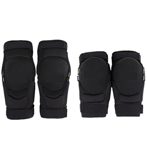 Havanadd Kneepad Skating Kneepad Adult Breathable Adjustable Aramid Fiber Motocross Mountain Biking Cycling Skateboard (Size : Large)