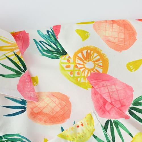 Kids Girls Hawaiian Shirts Toddler Short Sleeve Button Down Lapel Collar Tees Summer Thin Cute Prints Beach Tops4