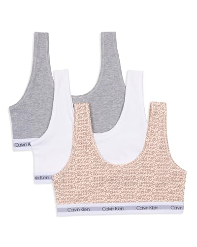 Calvin Klein Girls' Bralette 3 Pack