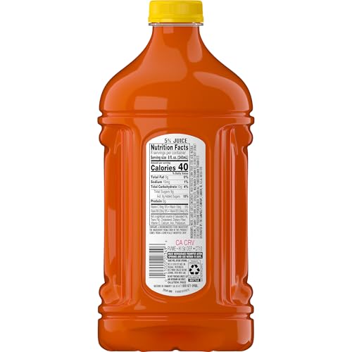 Image of V8 Splash Orange Pineapple Flavored Beverage, 64 fl oz Bottle (6 Pack)