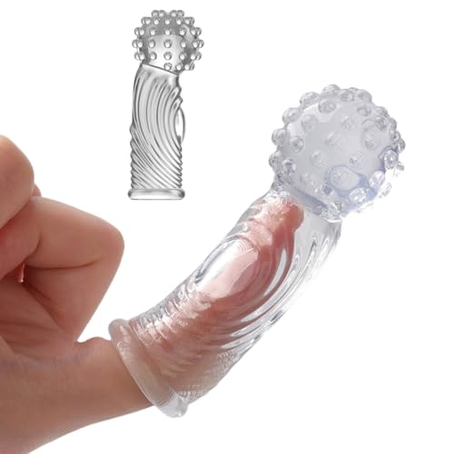 Fingerüberzieher Vibrator Zubehör, Sexfinger Ticklers Set, Finger Sleeve Massage Fingerlinge, G-Punkt Nippel Klitorisstimulation Fingerspitze, Sex Spielzeug für die Paare Männer Frau Extrem Sex Fingerüberzieher Vibrator Zubehör, Sexfinger Ticklers Set, Finger Sleeve Massage Fingerlinge, G-Punkt Nippel Klitorisstimulation Fingerspitze, Sex Spielzeug für die Paare Männer Frau Extrem Sex